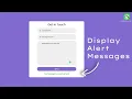 How to display Alert Message in Contact Form on Submit CodeSmoker