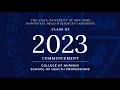 2023 Commencement College of Nursing and School of Health Professions