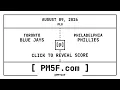 Toronto Blue Jays TOR Philadelphia Phillies PHI MLB Final Box Score AUGUST 09 2026