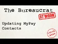 Updating MyPay Contact Information