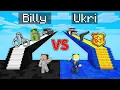 Billy KRIMINELL vs Ukri POLIZEI Brücke Survival Battle in Minecraft