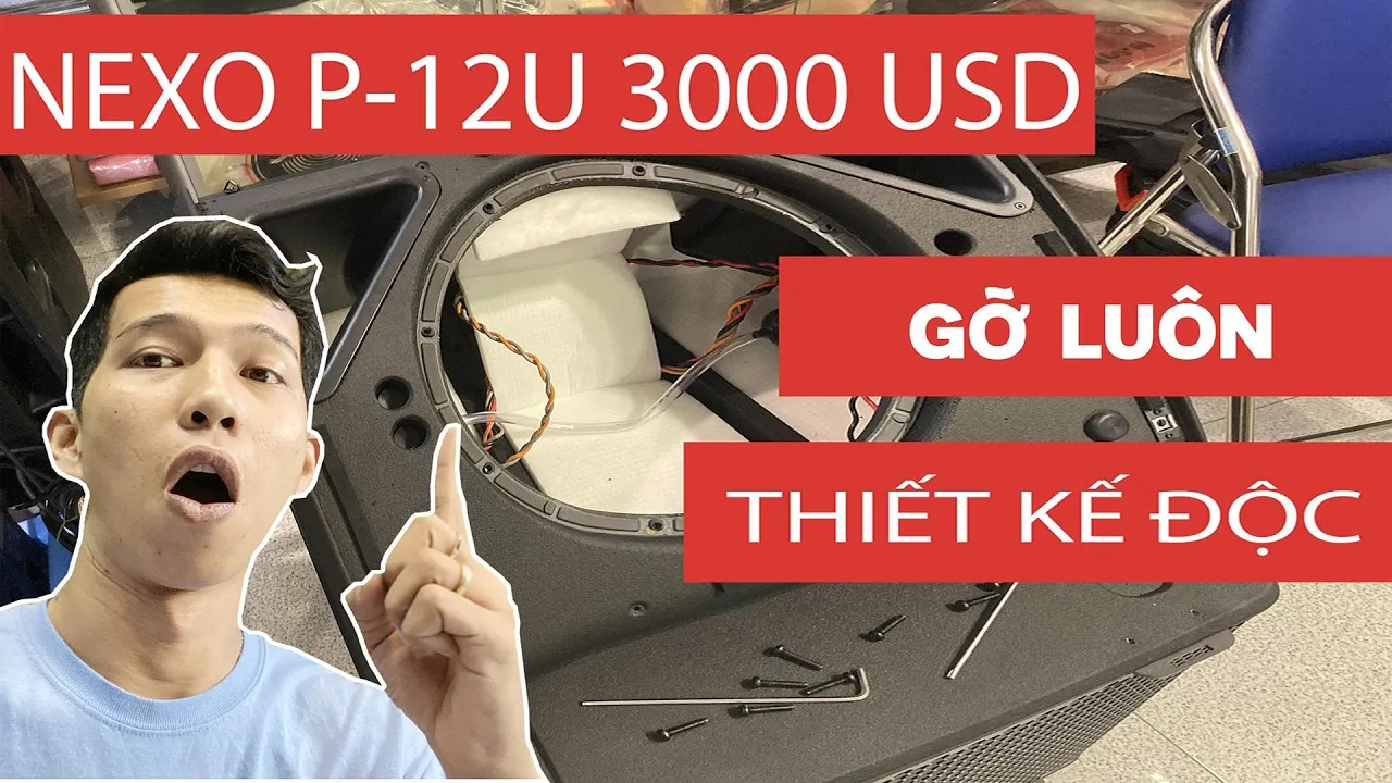 Cấu tạo bên trong Loa NEXO P12U độc lạ có giá hơn 3000$ | Made in France | Loa Nexo chính hãng