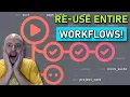 GitHub Actions Reusable Workflows FULL TUTORIAL with Examples Templates on Steroids
