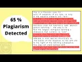Plagiarism detector using python