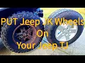 Put Jeep JK wheels on your Jeep TJ This Old TJ