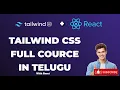 Master Tailwind CSS Telugu in Just 50 Minutes Complete Course for Beginners
