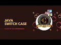 SWITCH CASE JAVA V-CODE 40 DAYS OF JAVA PROGRAMMING CSI VIT-AP