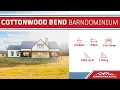 Cottonwood Bend Barndominium Home 1 962 sq ft 3 Bed 2 5 Bath 2 Car Garage
