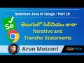 Core Java for Selenium in Telugu - Iterative and Transfer Statements