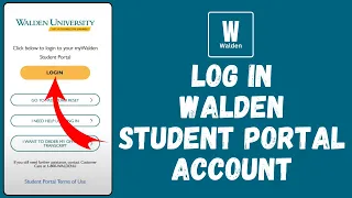 How to Login to Walden Student Portal Account 2024 Sign In to Walden Student Portal Account