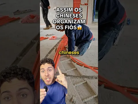 Veja como é feita a instalação elétrica das casas na China! 🇨🇳 sem sofrimento de manutenção