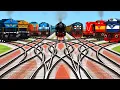 World s Craziest Diesel Train Crossing Indian Train Simulator Impossible Train Crossing That Look