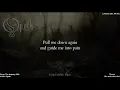 OPETH - THE DRAPERY FALLS (LYRICS ON SCREEN)