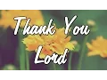 Thank You Lord - Gratitude Message