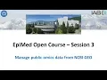 Manage public omics data from NCBI GEO