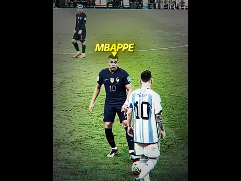 Respect Between Messi & Mbappe ❤️‍🩹