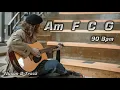 Download Lagu A Minor (90 Bpm) Acoustic Guitar Backing Track with Cajon