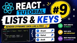 Learn Lists Keys in React in 10 Minutes