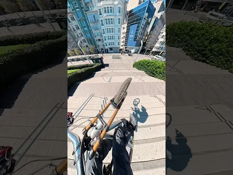 Taksim Double transfer 🤩 #freeridekafası #mtb #urbandownhill