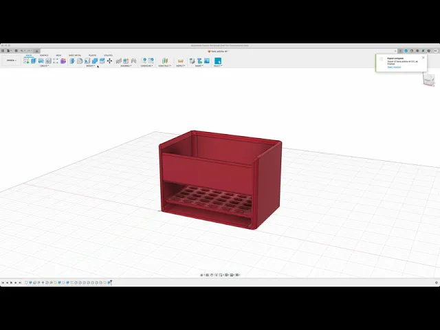 Soap stand with drain (Fully Parametric) video thumbnail