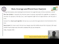 K Jason 6 Best Average Worst Case Analysis SNS INSTITUTIONS