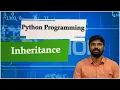 LEC36 Python Programming Inheritance by Mr D Sandeep