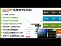 CSS3 JS HTML5 Multi-level Dropdown menu style Generator