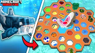 I Built an AQUARIUM for REAL LIFE Animals in Minecraft Hardcore!