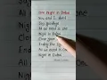 Download Lagu One Night In Dubai 🌆 ~ Arash ft. Helena #lyrics #shorts