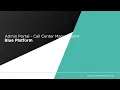 Admin Portal - Call Center Management