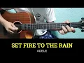 Set Fire To The Rain - Adele Easy Guitar Tutorial with Chords and