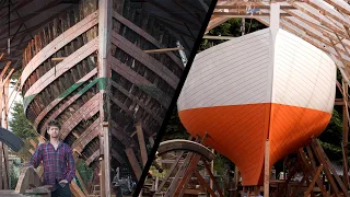 Rebuilding a wooden boat – 4 years in 29 mins! (Tally Ho EP100)