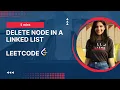 Delete Node in a Linked List Leetcode Medium Java