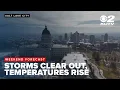 Storms clear temperatures rise for Utah s weekend forecast