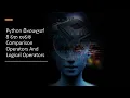 Python Tutorials 08 Comparison Operators and Logical Operators Sinhala Black Tiger
