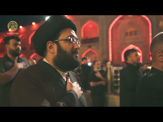 ⁣حزنٌ علَوي ودمعٌ حسيني يرسمان لوحة المصاب