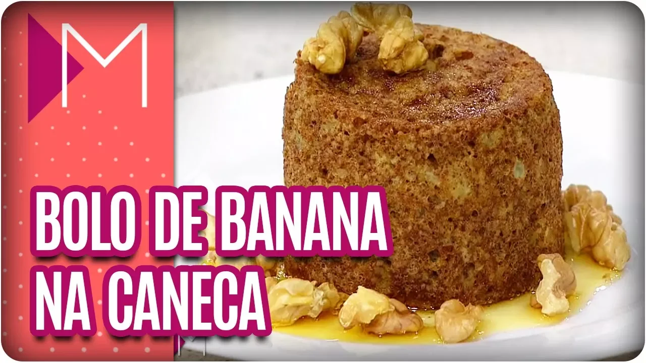 BOLO DE BANANA INTEGRAL COM AVEIA FOFINHO