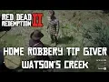 Red Dead Redemption 2 - Home Robbery Tip for Watson s Cabin