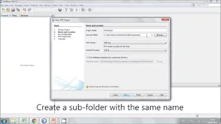 Netbeans PHP Application