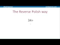 Infix and Postfix Reverse Polish - A Level Computer Science