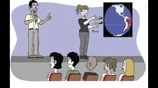 Aula sobre intérprete de Libras