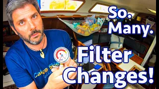 How many fuel filter changes does it take to go 22 miles?? STALLED under a bridge 😬  (Ep 88)