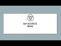 SAP ACTIVATE Introduction Overview