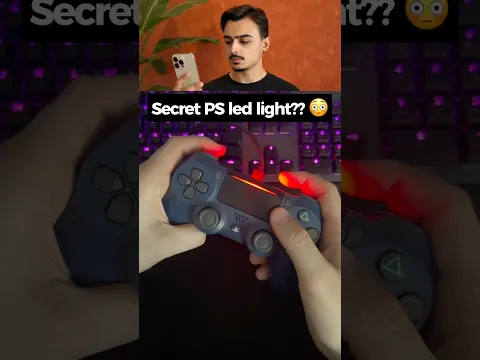 Secret PlayStation LED Hack! 🎮 #shorts #lifehacks #diy #experiment #playstation #gaming