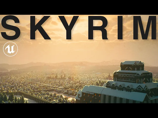 The True Size of Windhelm: Skyrim in UNREAL ENGINE 5! [4K]