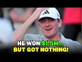 This American golfer won 1 5 million in a tournament Here s why he couldn t cash the check