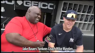 Jake Bauers Yankees Coach Maydan