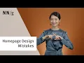 Homepage Design 4 Common Mistakes