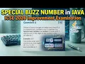 Special Buzz Number in Java ICSE 2026 Improvement Examination