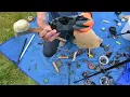 Knapping An Obsidian Biface From A Slab